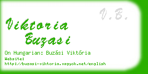 viktoria buzasi business card