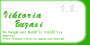 viktoria buzasi business card